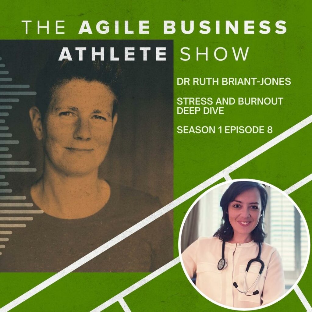 Stress and Burnout Deep Dive with Dr Ruth Briant-Jones Agile Business Athlete Show Podcast S1 E8